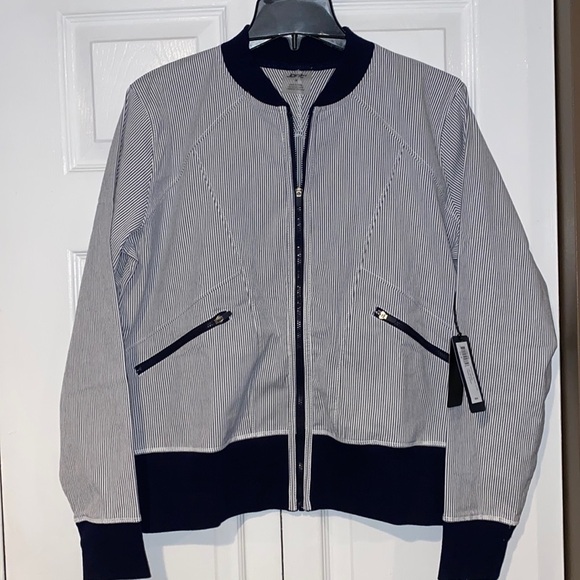 JOFIT size medium seersucker bonnet jacket nwt - Picture 1 of 6